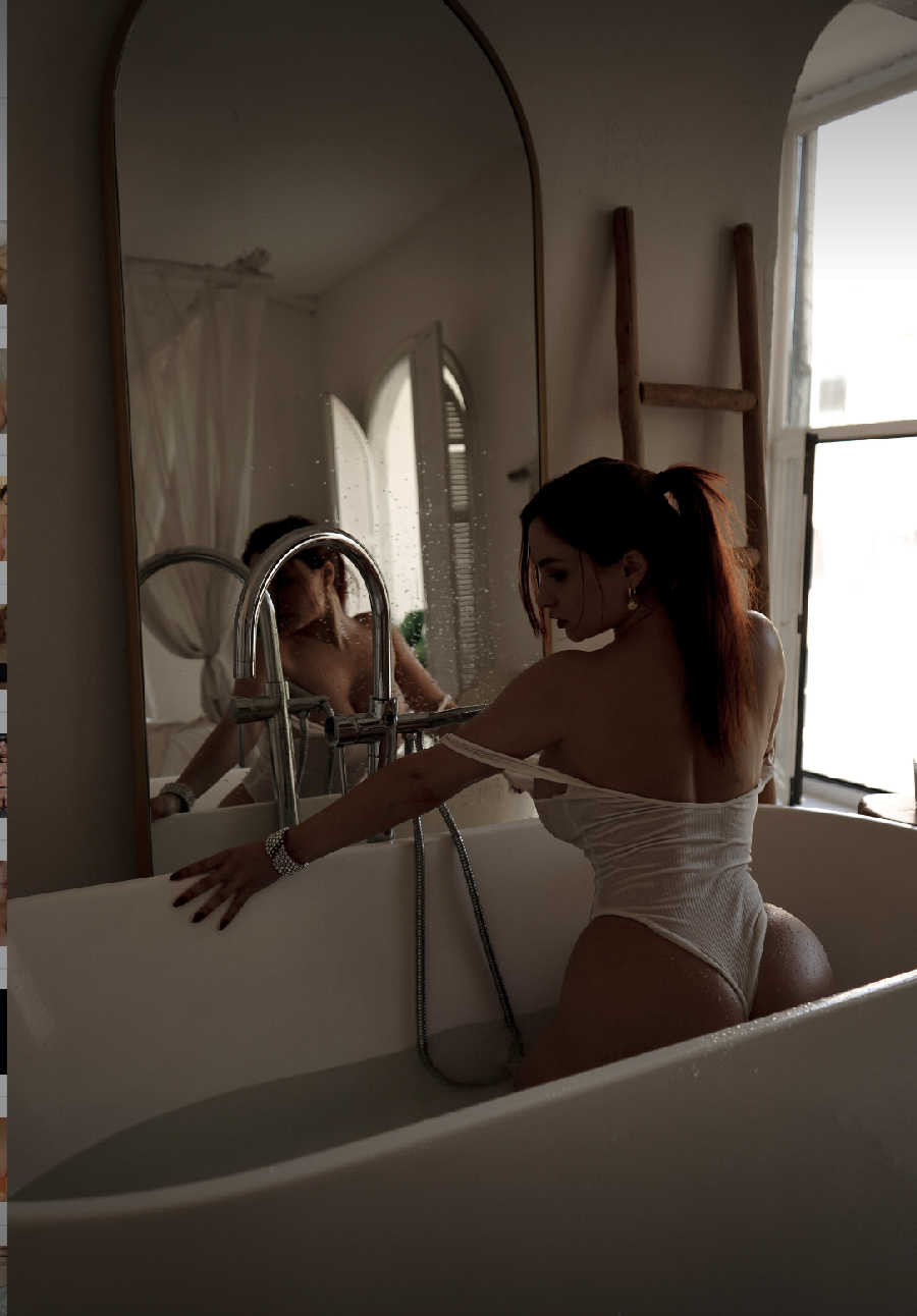 A playful frame from Miranda Faith nude — online in Denver