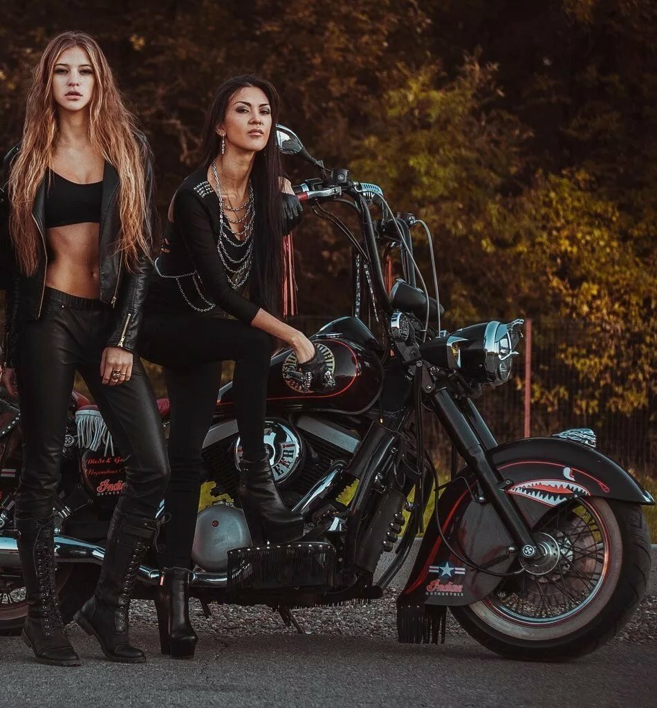Beautiful girls and bikes in Denver